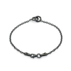 Couple Octagon Bracelet In Oxide