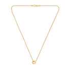 Couple Octagon Necklace In Gold
