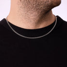 Curb Necklace In Silver