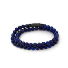 Double Lapis Bracelet In Oxide