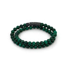 Double Malachite Bracelet In Oxide