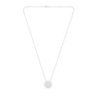 Full Octagon Necklace In Silver