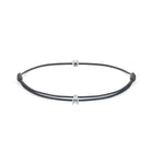 Grey Chance Bracelet In Silver