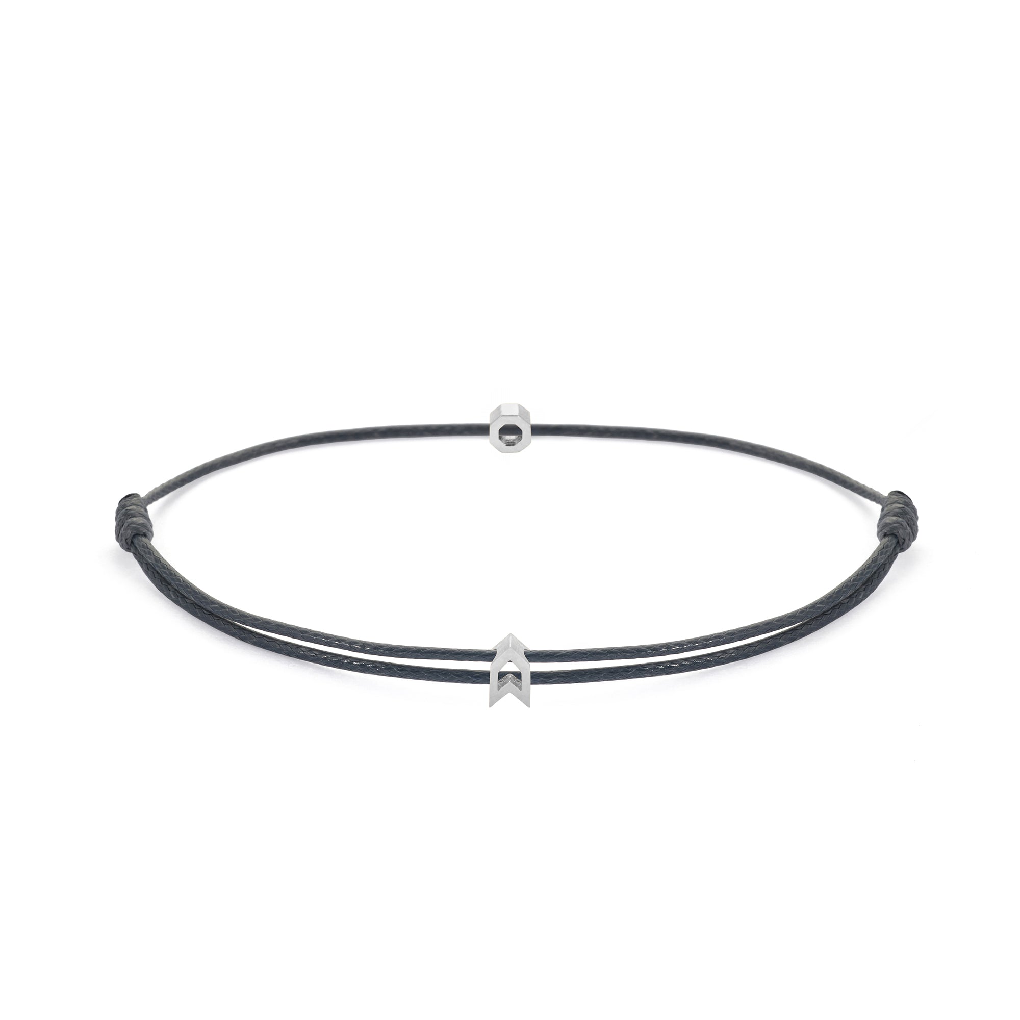 Grey Chance Bracelet In Silver