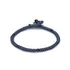Grey Snake Knot Bracelet In Oxide
