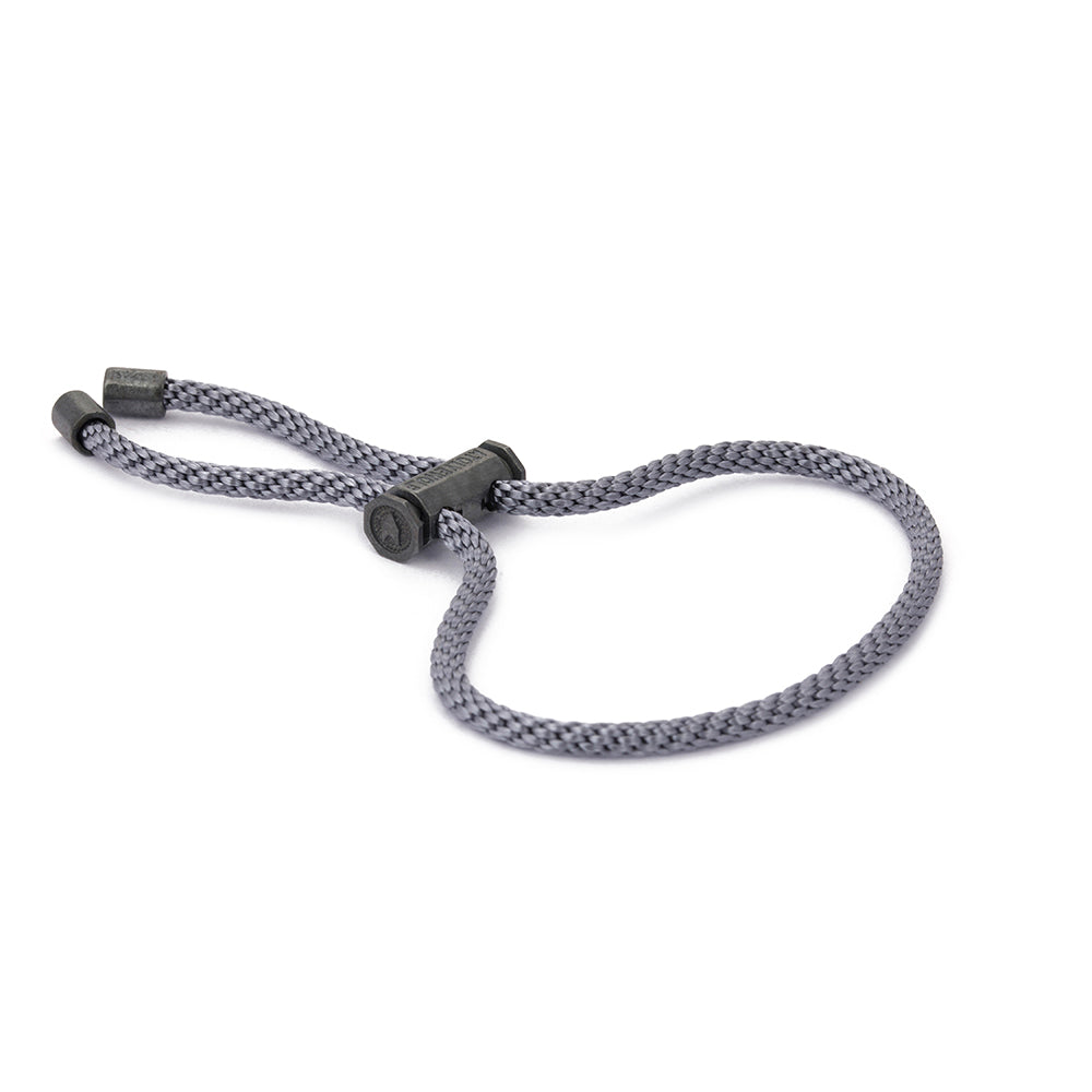 Grey Lace Bracelet In Oxide