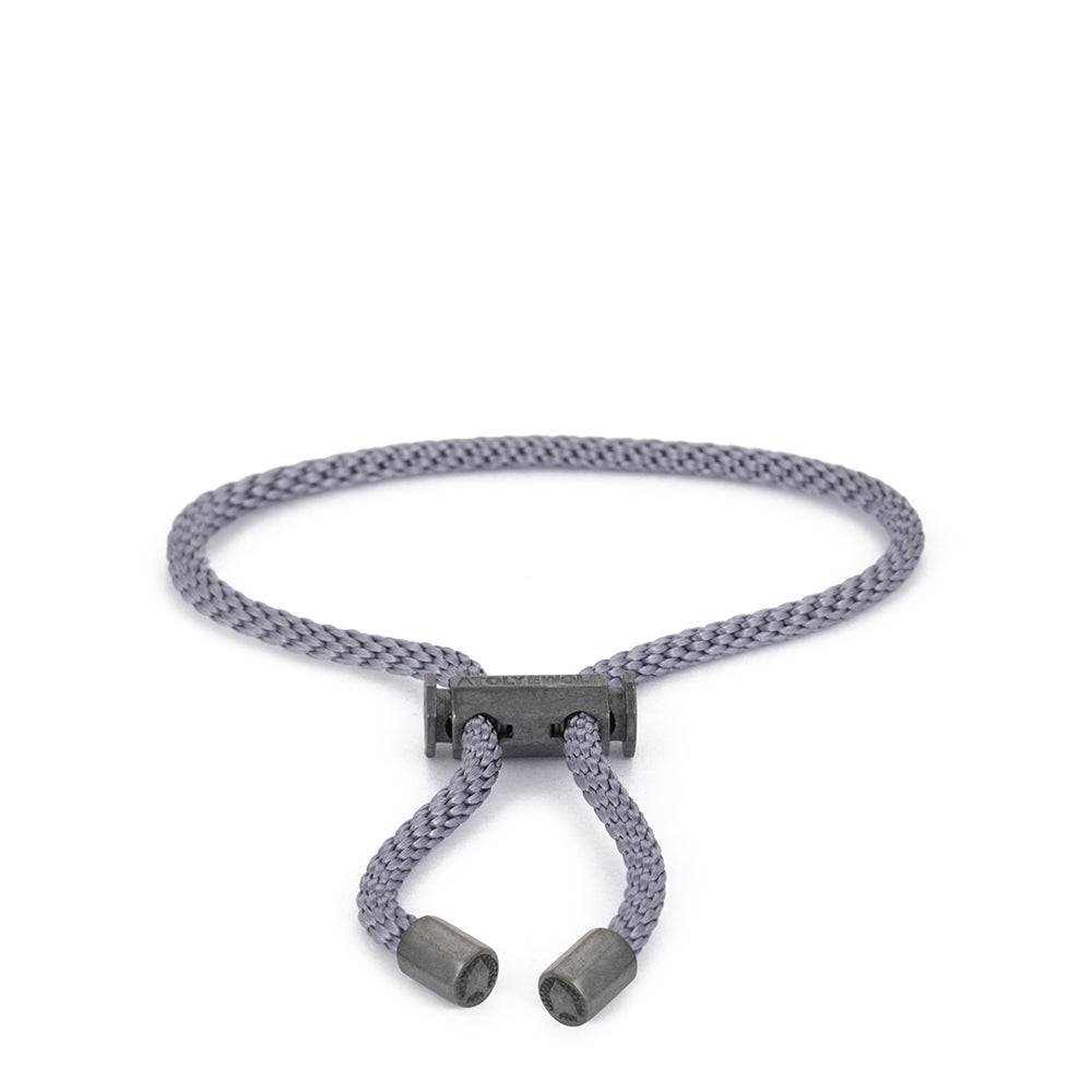 Grey Lace Bracelet In Oxide