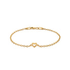 Heart Bracelet In Gold