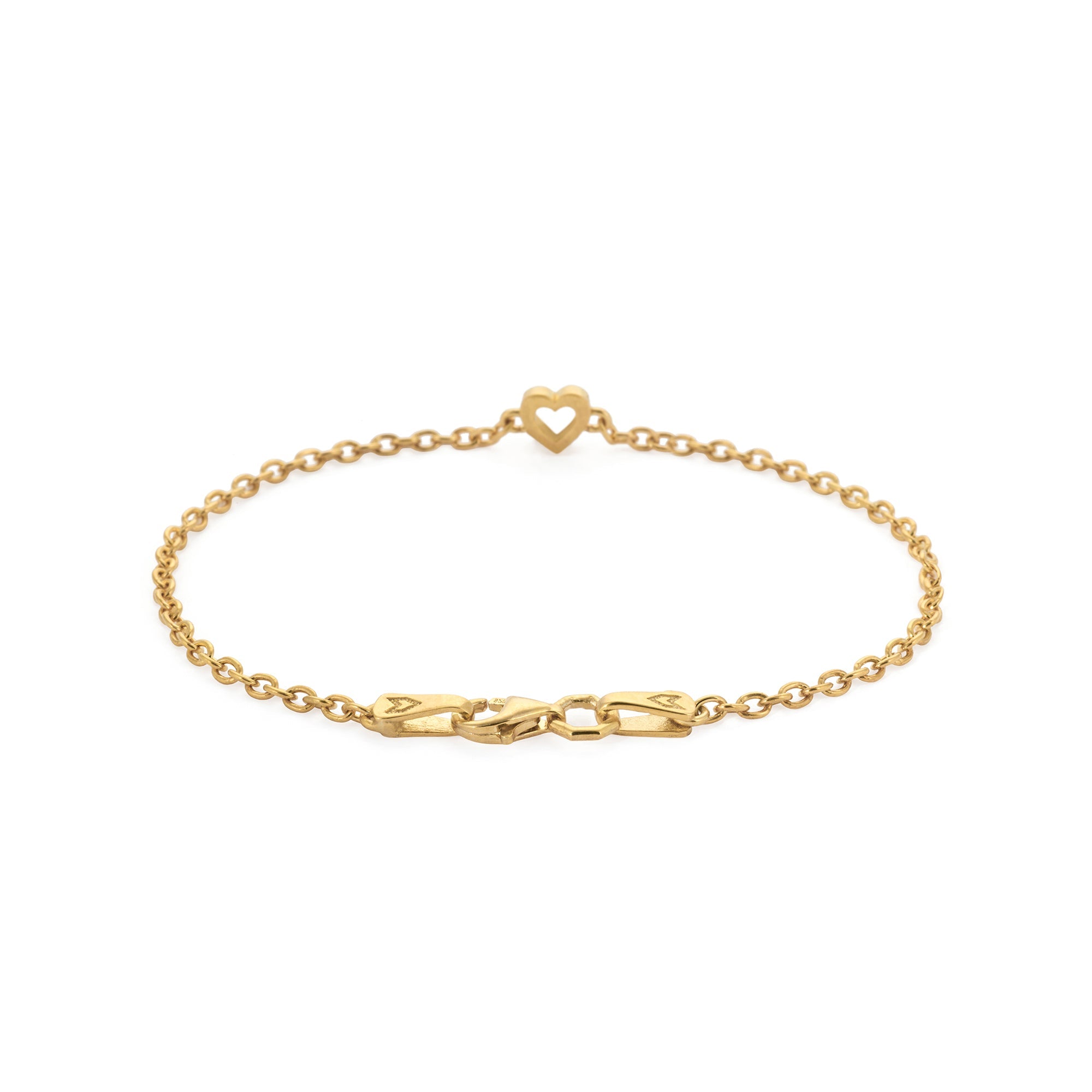Heart Bracelet In Gold
