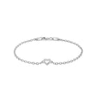 Heart Bracelet In Silver