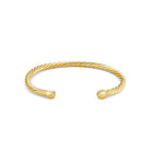 Helical Chain Bangle In Gold