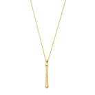 Helical Chain Necklace In Gold