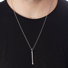 Helical Chain Necklace In Silver