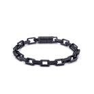 Inlaid Chain Bracelet In Oxide