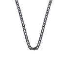 Inlaid Chain Necklace In Oxide