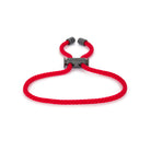 Red Lace Bracelet In Oxide