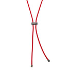 Red Lace Necklace In Oxide