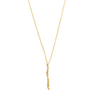 Knot Necklace In Gold