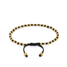 Macrame Balls Bracelet In Gold