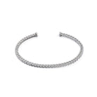 Mesh Bangle In Silver