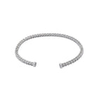 Mesh Bangle In Silver