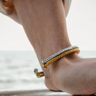 Mesh Bangle In Silver