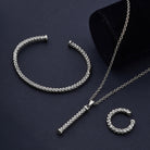 Mesh Necklace In Silver