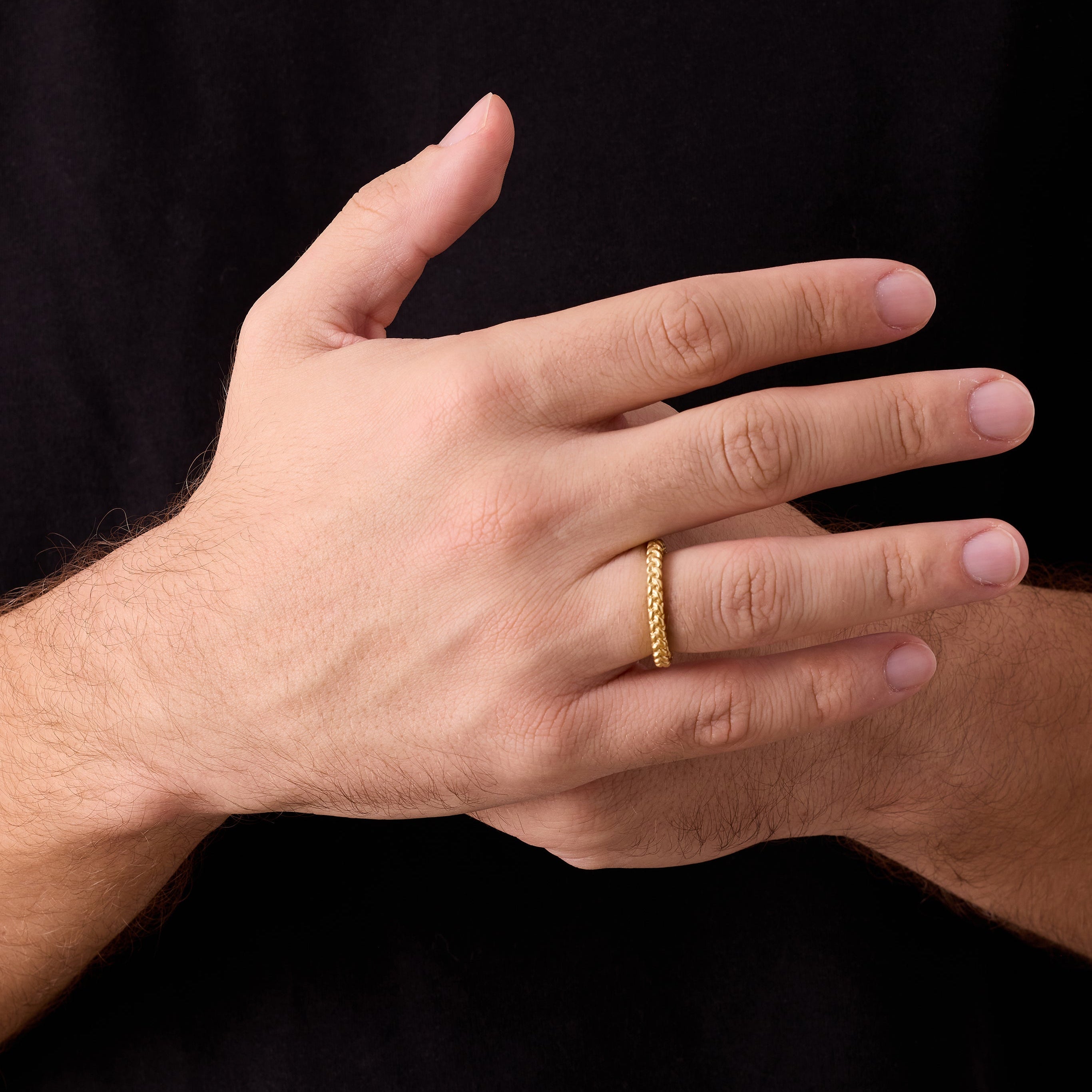 Mesh Ring In Gold