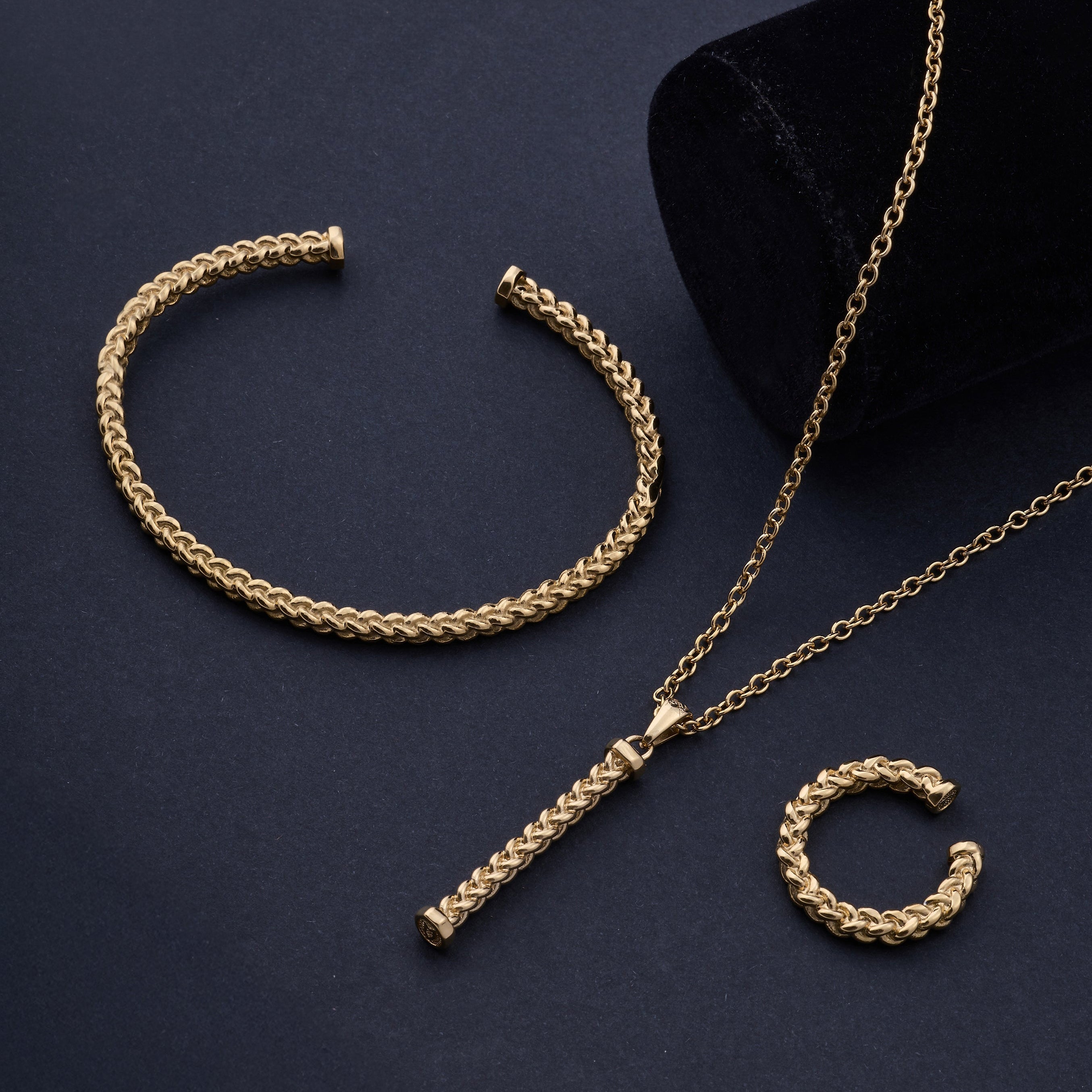 Mesh Ring In Gold