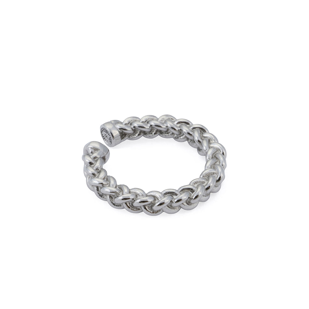 Mesh Ring In Silver