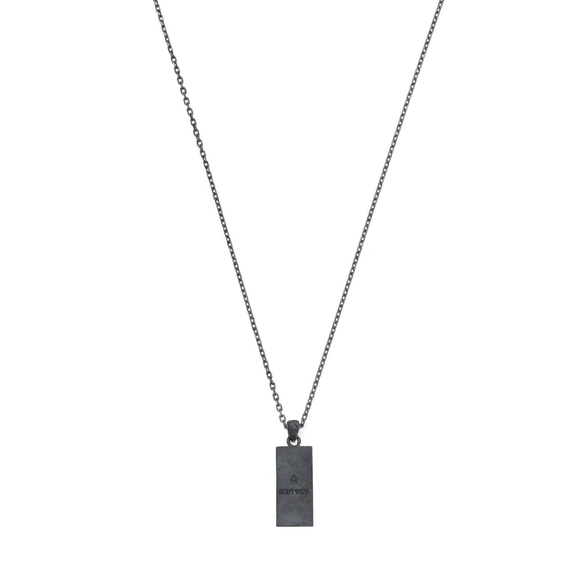 White Wall Necklace In Oxide