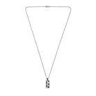 White Wall Necklace In Oxide