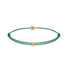 Green Padel Chance Bracelet In Gold