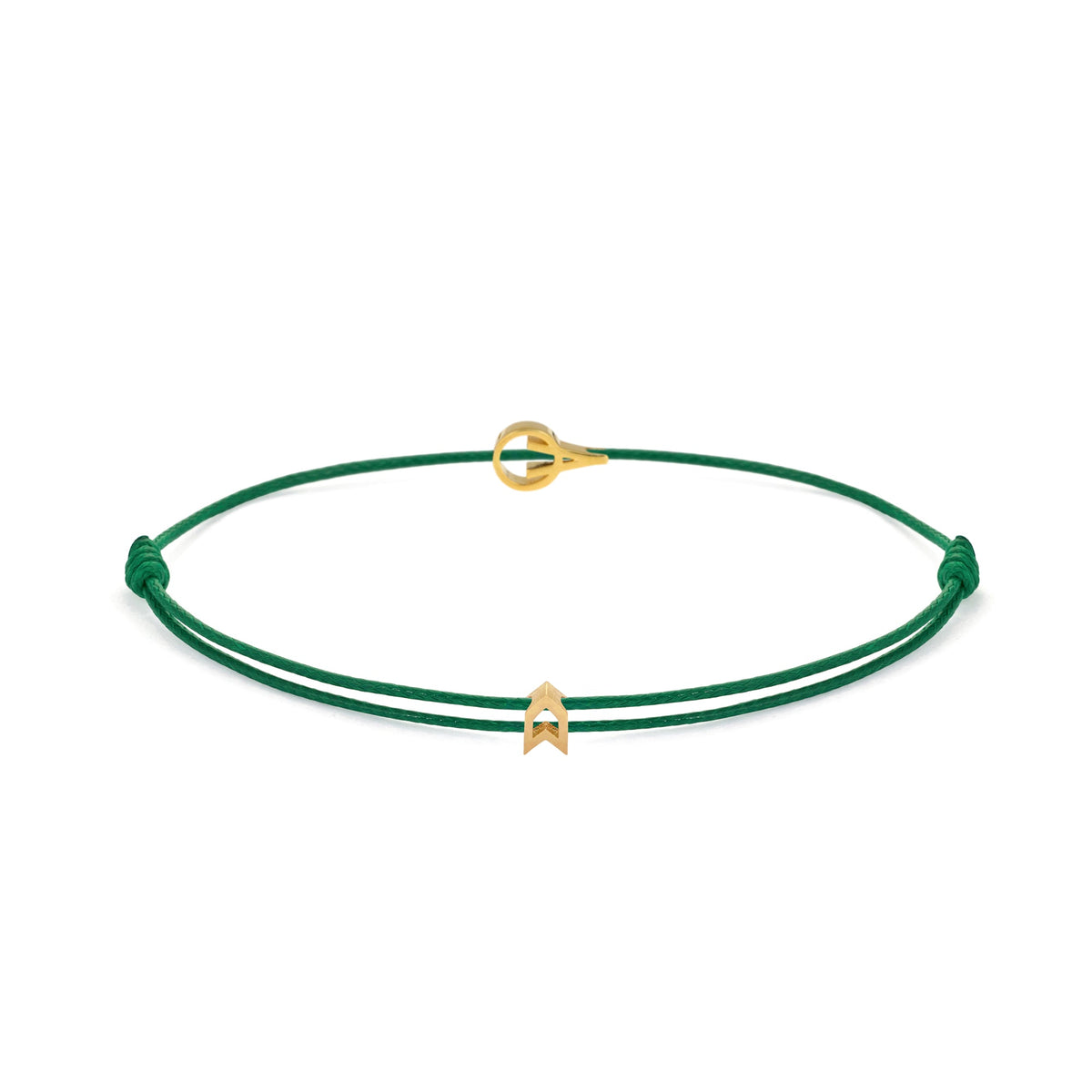 Green Padel Chance Bracelet In Gold