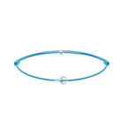 Blue Padel Chance Bracelet In Silver