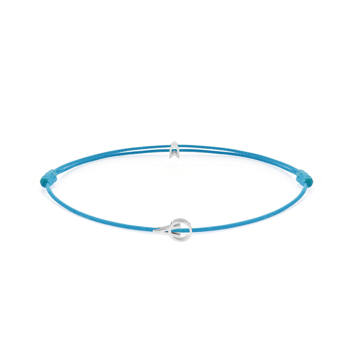 Blue Padel Chance Bracelet In Silver