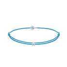 Blue Padel Chance Bracelet In Silver