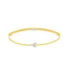 Yellow Padel Chance Bracelet In Silver