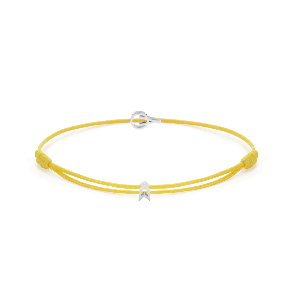 Yellow Padel Chance Bracelet In Silver