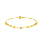Yellow Padel Chance Bracelet In Gold