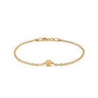 Numeric Chain Bracelet In Gold