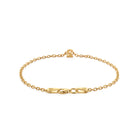 Numeric Chain Bracelet In Gold