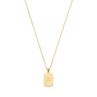 Octa Black Pave Necklace In Gold