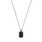 Octa Black Pave Necklace In Oxide