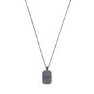 Octa Black Pave Necklace In Oxide