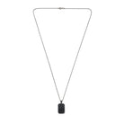 Octa Black Pave Necklace In Oxide