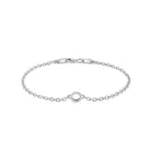 Octagon Bracelet In Silver