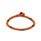 Orange Snake Knot Bracelet In Oxide
