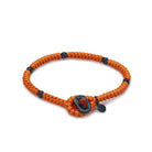 Orange Snake Knot Bracelet In Oxide