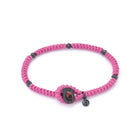 Pink Snake Knot Bracelet In Oxide